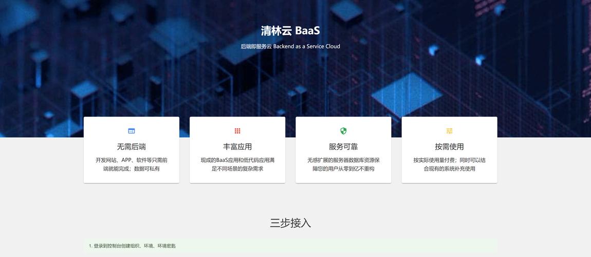 清林云baas康文昌:api后端即服务将成为数字化基建